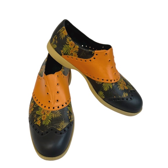 Biion The Oxford Luau Golf Shoe 9 Mens Spikeless Washable Breathable Lightweight - Picture 2 of 10